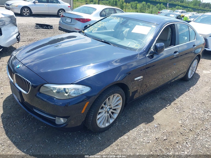 2011 BMW 5 series VIN WBAFU7C51BDU55530 IAAI salvage auction — FRONT END, Mv-907A (New York), sold $2,325 on 2026-07-14 (photo 2)