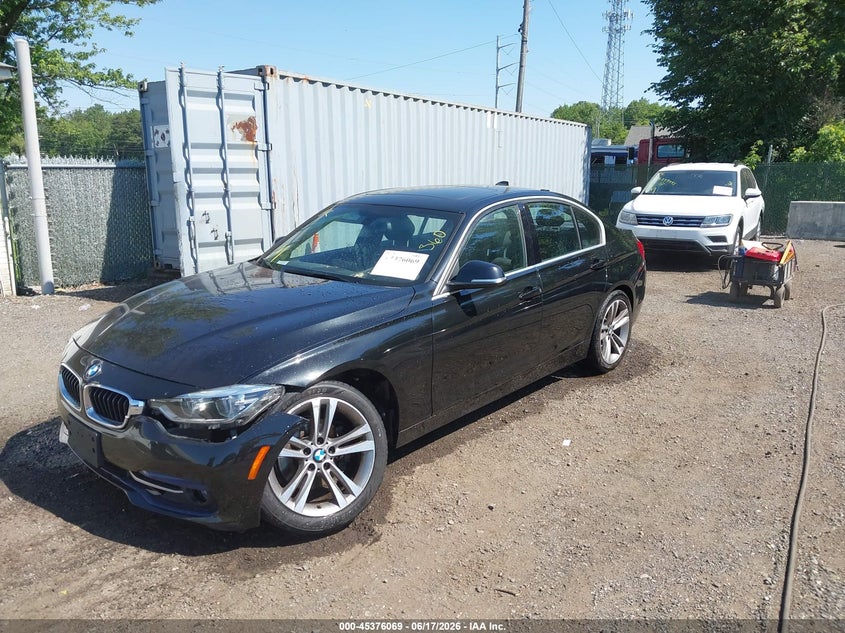 2018 BMW 3er VIN WBA8D9G5XJNU70132 IAAI salvage auction — SUSPENSION, Salvage - Greater Than 75% (Maryland), sold $3,500 on 2026-07-22 (photo 2)