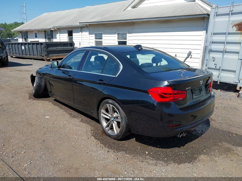 2018 BMW 3er VIN WBA8D9G5XJNU70132 IAAI salvage auction — SUSPENSION, Salvage - Greater Than 75% (Maryland), sold $3,500 on 2026-07-22 (photo 3)