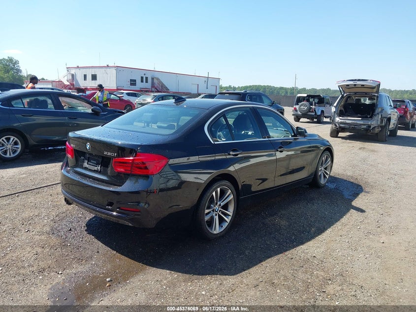 2018 BMW 3er VIN WBA8D9G5XJNU70132 IAAI salvage auction — SUSPENSION, Salvage - Greater Than 75% (Maryland), sold $3,500 on 2026-07-22 (photo 4)