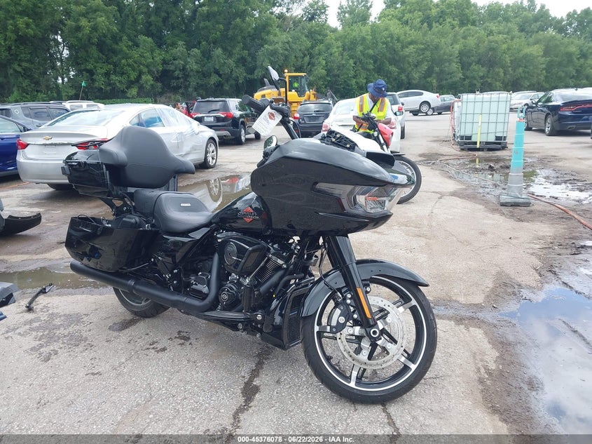 2025 Harley-davidson Road glide VIN 1HD1KH716SB639372 IAAI salvage auction — LEFT SIDE, Salvage (Missouri), sold $10,600 on 2026-07-22 (photo 1)