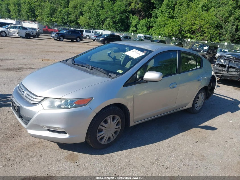 2010 Honda Insight VIN JHMZE2H50AS003747 IAAI salvage auction — REAR END, Salvage - Greater Than 75% (Maryland), sold $250 on 2026-07-14 (photo 2)