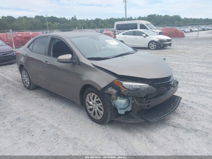 2017 Toyota Corolla VIN 5YFBURHE1HP601582 IAAI salvage auction — LEFT FRONT, Rebuildable (Florida), sold $3,150 on 2026-07-09 (photo 1)