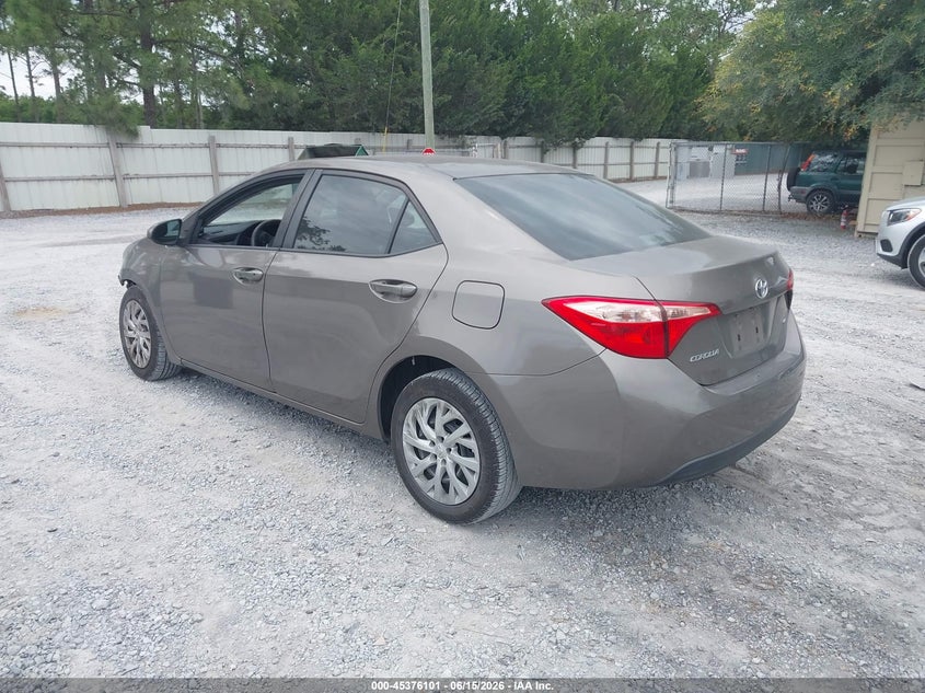 2017 Toyota Corolla VIN 5YFBURHE1HP601582 IAAI salvage auction — LEFT FRONT, Rebuildable (Florida), sold $3,150 on 2026-07-09 (photo 3)