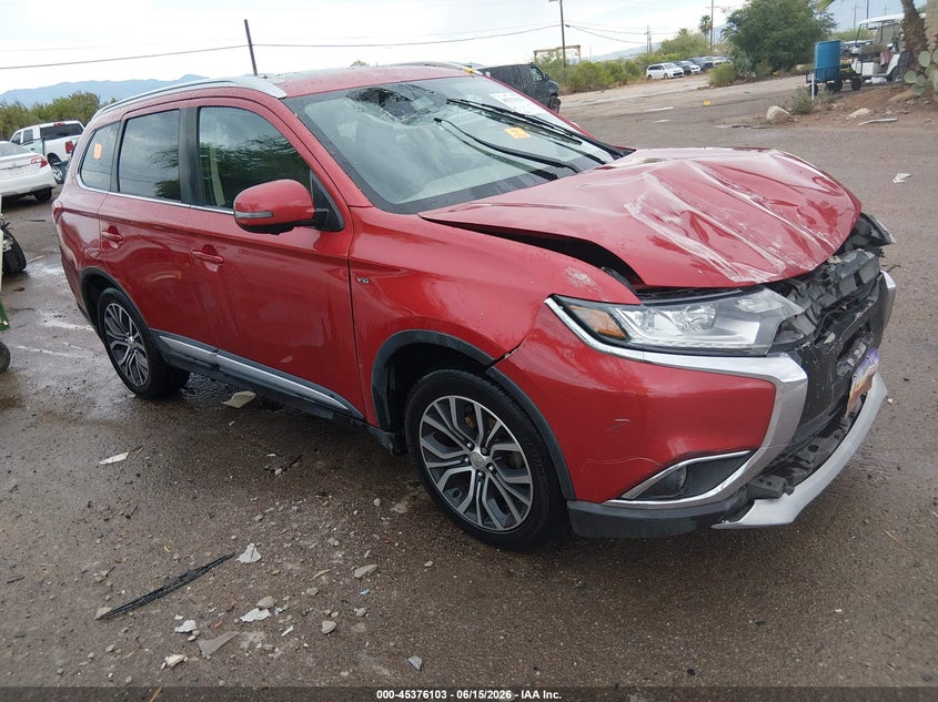 2018 Mitsubishi Outlander VIN JA4JZ4AX7JZ059146 IAAI salvage auction — FRONT END, Non-Repairable (Arizona), sold $2,150 on 2026-07-30 (photo 1)