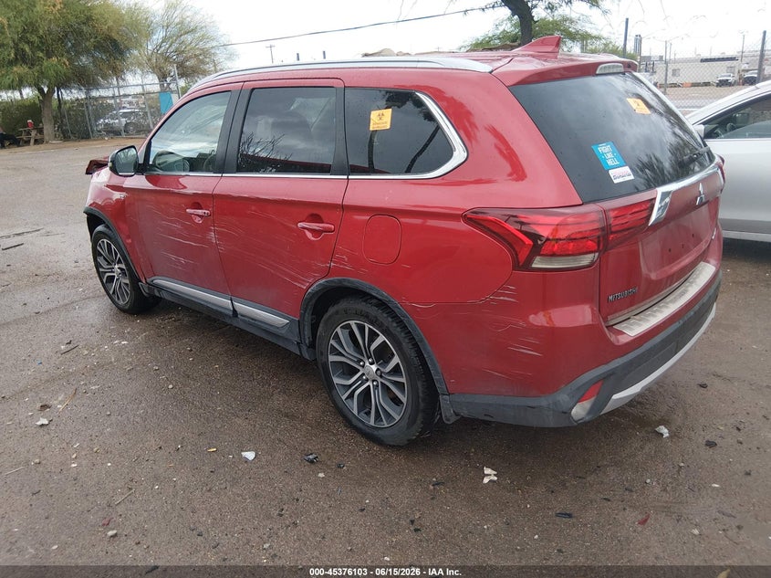 2018 Mitsubishi Outlander VIN JA4JZ4AX7JZ059146 IAAI salvage auction — FRONT END, Non-Repairable (Arizona), sold $2,150 on 2026-07-30 (photo 3)