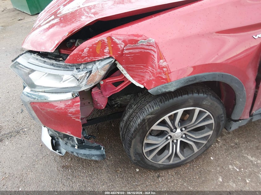 2018 Mitsubishi Outlander VIN JA4JZ4AX7JZ059146 IAAI salvage auction — FRONT END, Non-Repairable (Arizona), sold $2,150 on 2026-07-30 (photo 6)