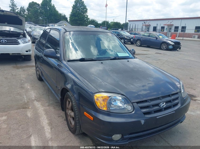 2005 Hyundai Accent VIN KMHCG35C95U366631 IAAI salvage auction — SIDE, Salvage (North Carolina), sold $500 on 2026-07-20 (photo 1)