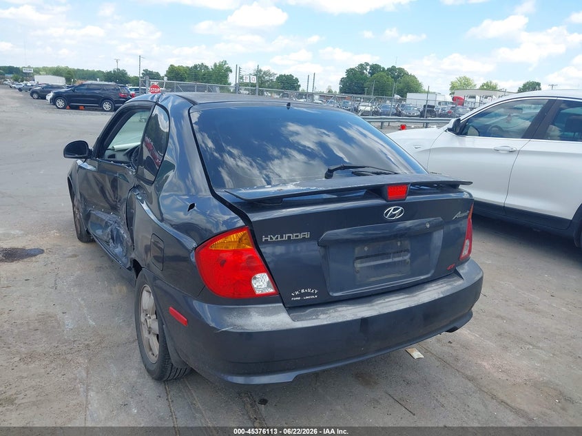 2005 Hyundai Accent VIN KMHCG35C95U366631 IAAI salvage auction — SIDE, Salvage (North Carolina), sold $500 on 2026-07-20 (photo 3)