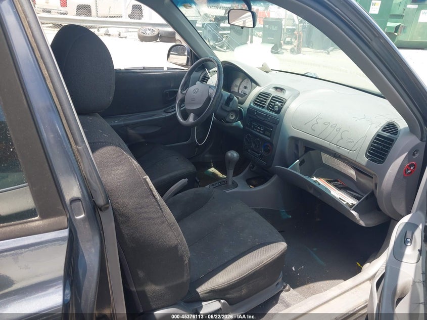 2005 Hyundai Accent VIN KMHCG35C95U366631 IAAI salvage auction — SIDE, Salvage (North Carolina), sold $500 on 2026-07-20 (photo 5)