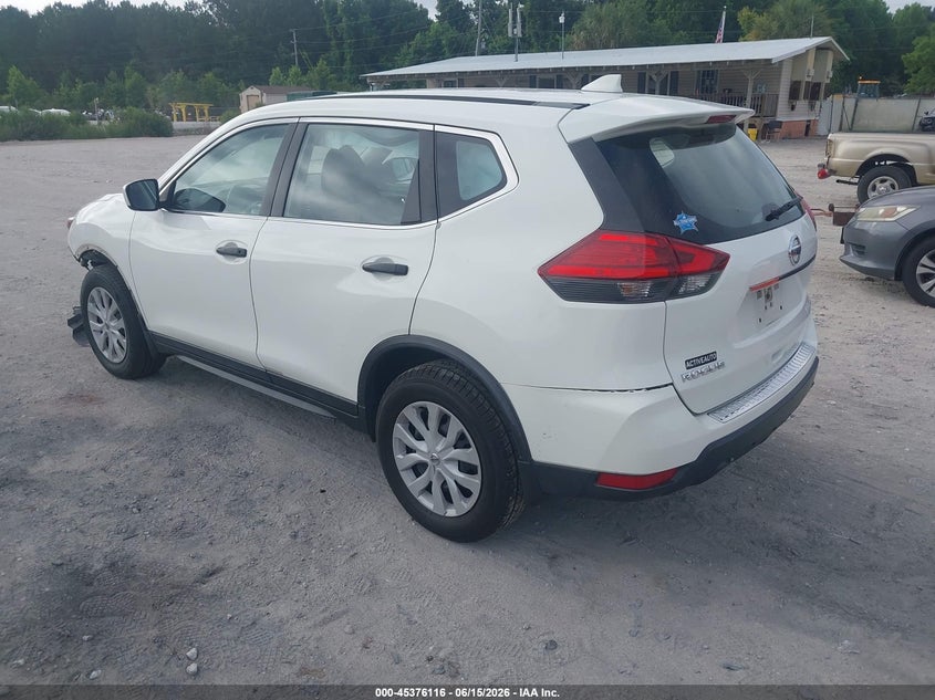 2017 Nissan Rogue VIN JN8AT2MV8HW011502 IAAI salvage auction — LEFT FRONT, Salvage (North Carolina), sold $1,225 on 2026-07-28 (photo 3)