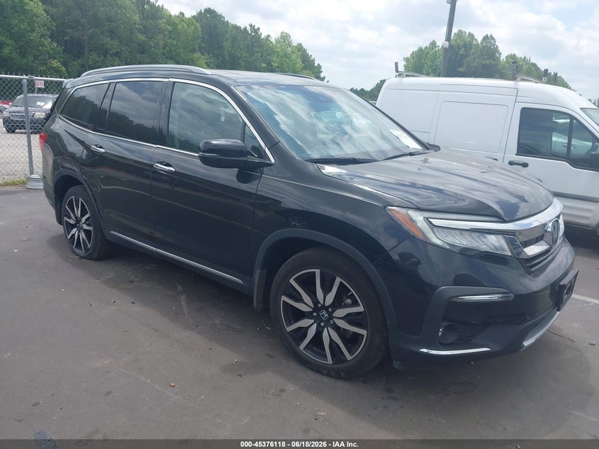 2022 Honda Pilot VIN 5FNYF6H68NB073865 IAAI salvage auction — REAR END, Salvage Title, sold $7,100 on 2026-07-29 (photo 1)