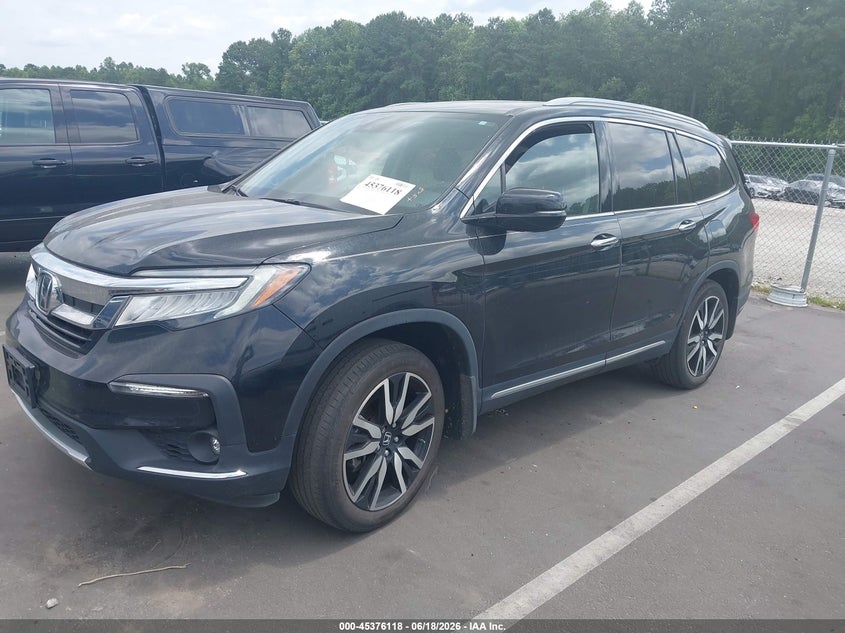 2022 Honda Pilot VIN 5FNYF6H68NB073865 IAAI salvage auction — REAR END, Salvage Title, sold $7,100 on 2026-07-29 (photo 2)
