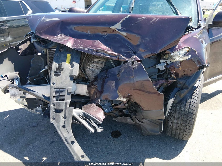 2011 Toyota Highlander VIN 5TDBK3EH3BS045646 IAAI salvage auction — FRONT END, Prior Salvage (Minnesota), sold $825 on 2026-08-02 (photo 6)