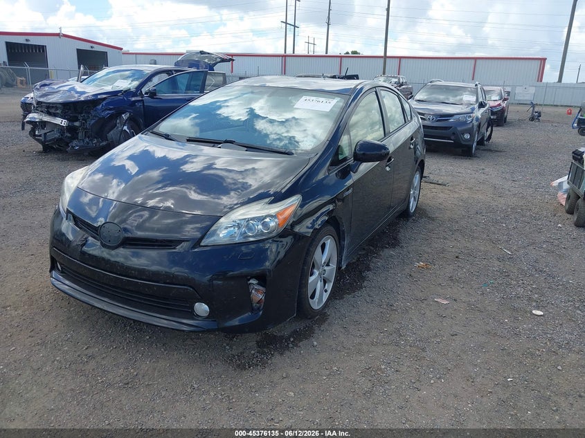 2014 Toyota Prius VIN JTDKN3DU7E0363671 IAAI salvage auction — RIGHT SIDE, Salvage (Louisiana), sold $1,050 on 2026-07-29 (photo 2)