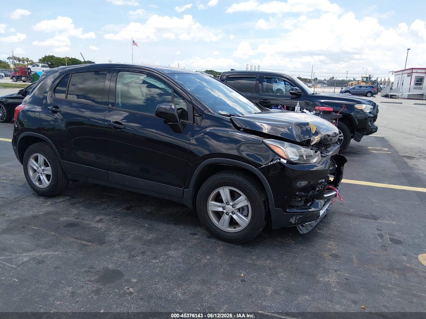 2020 Chevrolet Trax VIN KL7CJNSB2LB334090 IAAI salvage auction — FRONT END, Certificate Of Destruction (Florida), sold $1,200 on 2026-07-30 (photo 1)