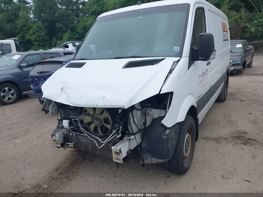 2016 Mercedes-benz Sprinter VIN WD3PE7DD5GP228738 IAAI salvage auction — FRONT END, Salvage (Massachusetts), sold $2,750 on 2026-07-14 (photo 2)