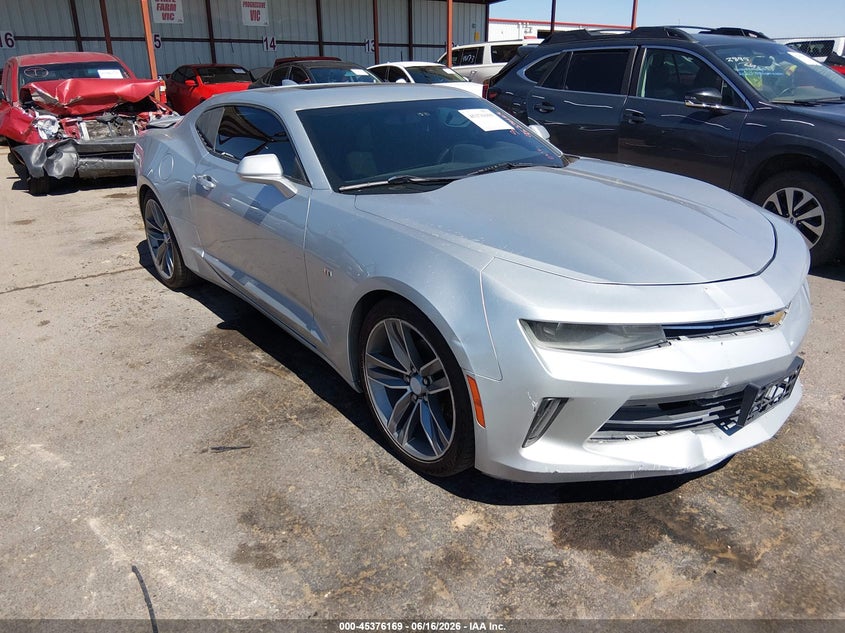 2017 Chevrolet Camaro VIN 1G1FB1RS3H0207128 IAAI salvage auction — REAR END, Salvage (Texas), sold $3,200 on 2026-07-20 (photo 1)