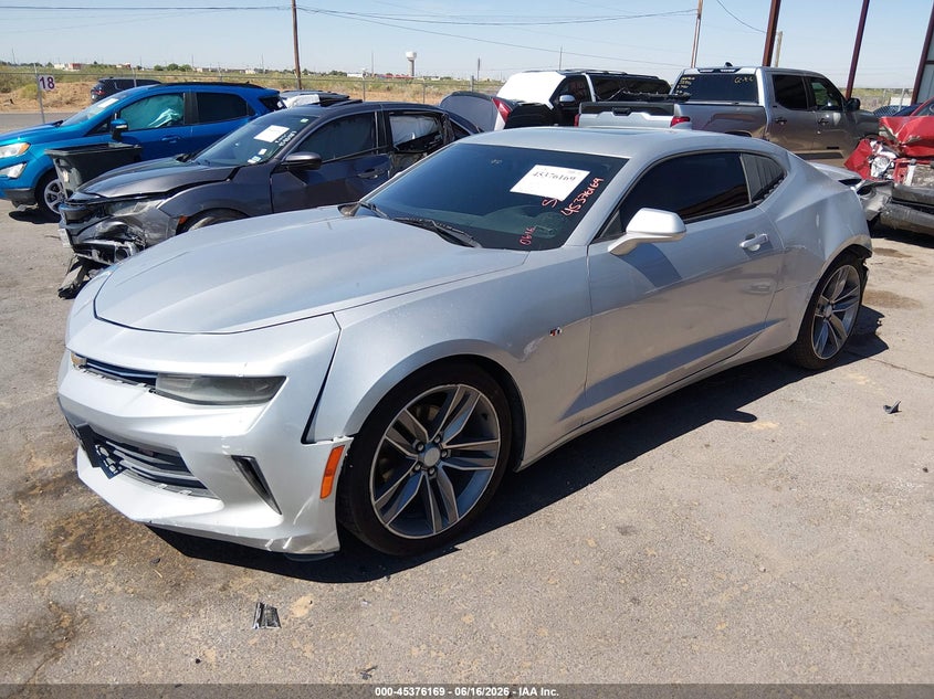 2017 Chevrolet Camaro VIN 1G1FB1RS3H0207128 IAAI salvage auction — REAR END, Salvage (Texas), sold $3,200 on 2026-07-20 (photo 2)