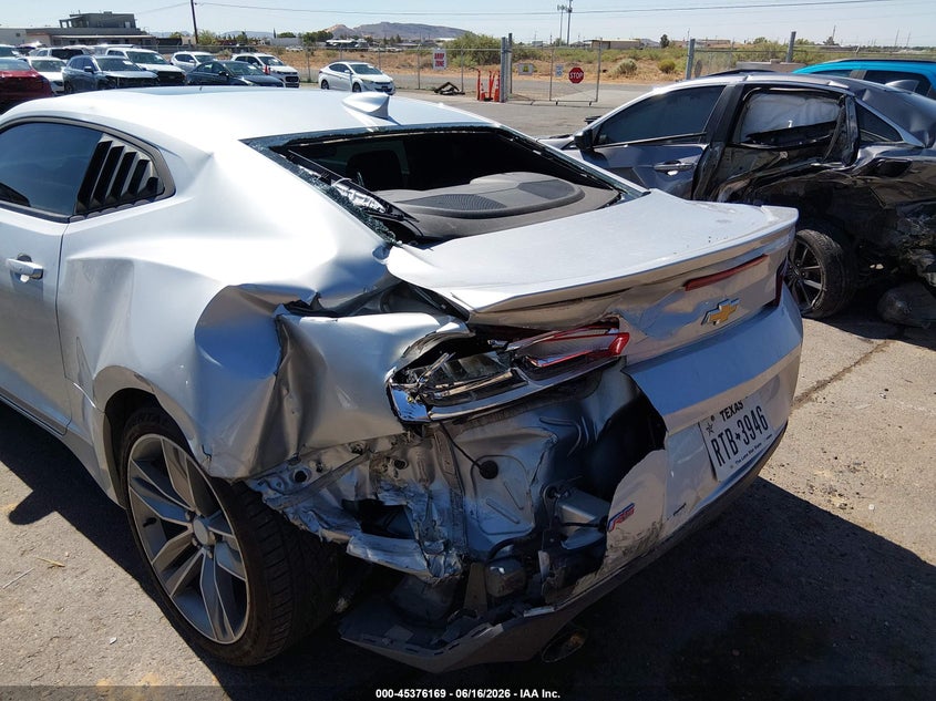 2017 Chevrolet Camaro VIN 1G1FB1RS3H0207128 IAAI salvage auction — REAR END, Salvage (Texas), sold $3,200 on 2026-07-20 (photo 6)