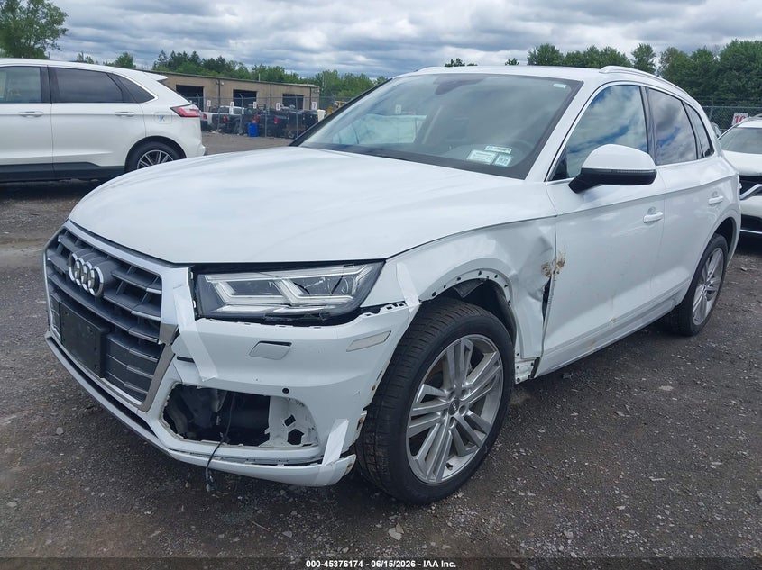 2019 Audi Q5 VIN WA1BNAFY3K2066413 IAAI salvage auction — LEFT FRONT, Mv-907A (New York), sold $4,550 on 2026-07-30 (photo 2)