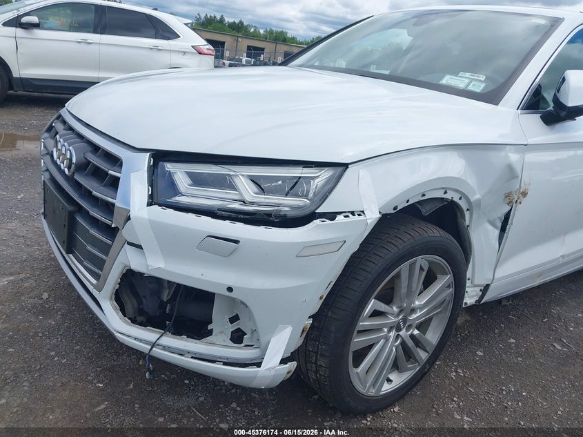 2019 Audi Q5 VIN WA1BNAFY3K2066413 IAAI salvage auction — LEFT FRONT, Mv-907A (New York), sold $4,550 on 2026-07-30 (photo 6)