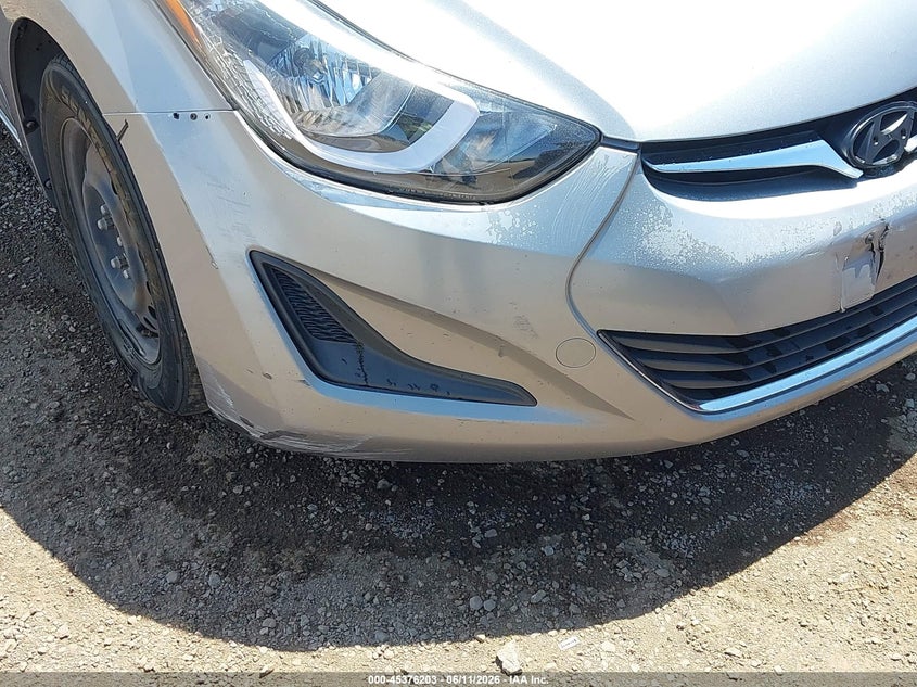 2016 Hyundai Elantra VIN KMHDH4AE4GU511513 IAAI salvage auction — NORMAL WEAR, Clear - Dealer Only (California), sold $925 on 2026-07-29 (photo 6)
