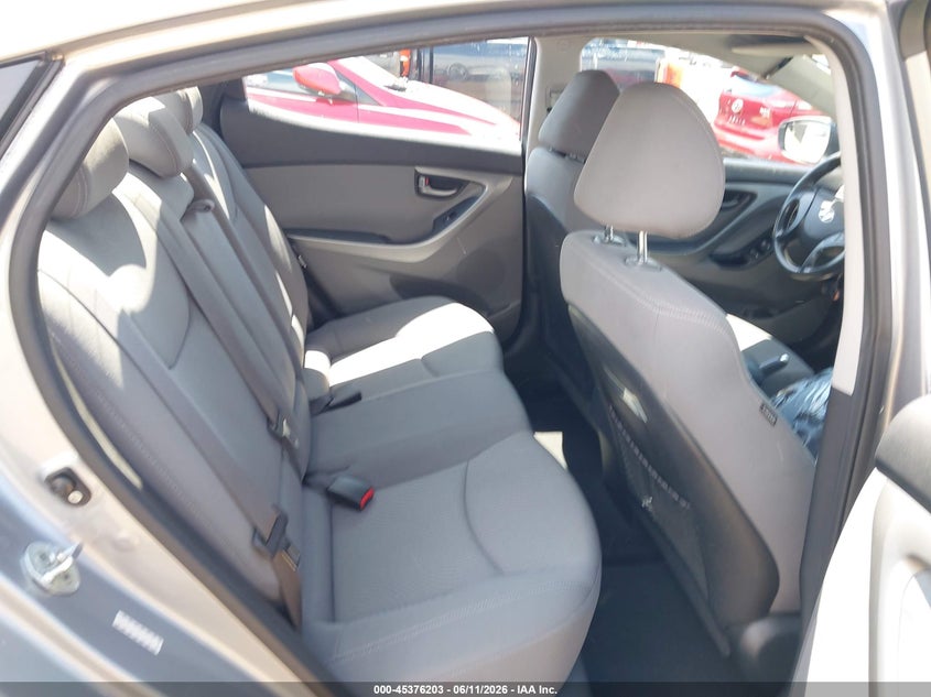 2016 Hyundai Elantra VIN KMHDH4AE4GU511513 IAAI salvage auction — NORMAL WEAR, Clear - Dealer Only (California), sold $925 on 2026-07-29 (photo 8)
