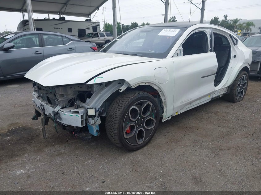 2024 Ford Mustang mach-e VIN 3FMTK4SX4RMA10951 IAAI salvage auction — FRONT & REAR, Salvage Title, sold $9,700 on 2026-07-17 (photo 2)