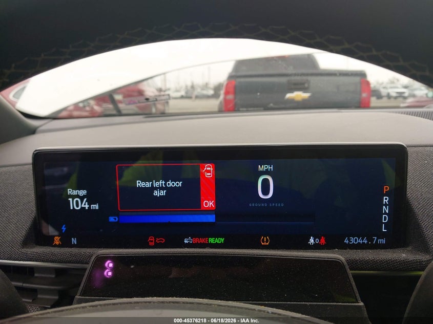 2024 Ford Mustang mach-e VIN 3FMTK4SX4RMA10951 IAAI salvage auction — FRONT & REAR, Salvage Title, sold $9,700 on 2026-07-17 (photo 7)