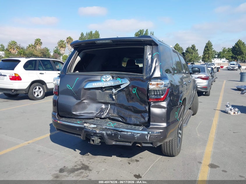 2021 Toyota 4runner VIN JTEKU5JR1M5869704 IAAI salvage auction — REAR END, Salvage (California), sold $18,150 on 2026-07-20 (photo 6)