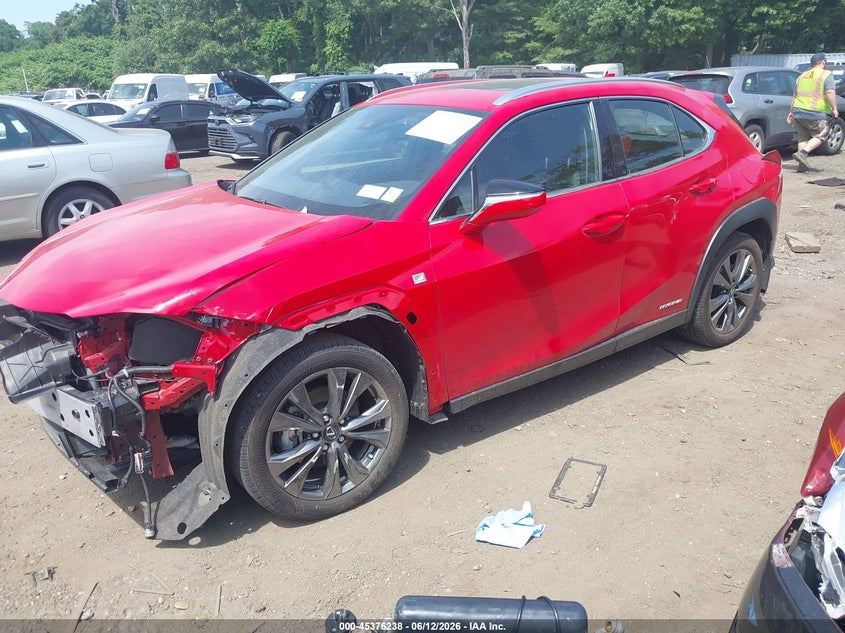 2021 Lexus Ux VIN JTHR9JBH6M2041957 IAAI salvage auction — LEFT SIDE, Mv-907A (New York), sold $10,800 on 2026-07-07 (photo 2)