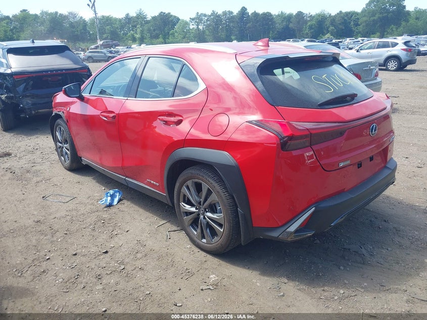2021 Lexus Ux VIN JTHR9JBH6M2041957 IAAI salvage auction — LEFT SIDE, Mv-907A (New York), sold $10,800 on 2026-07-07 (photo 3)