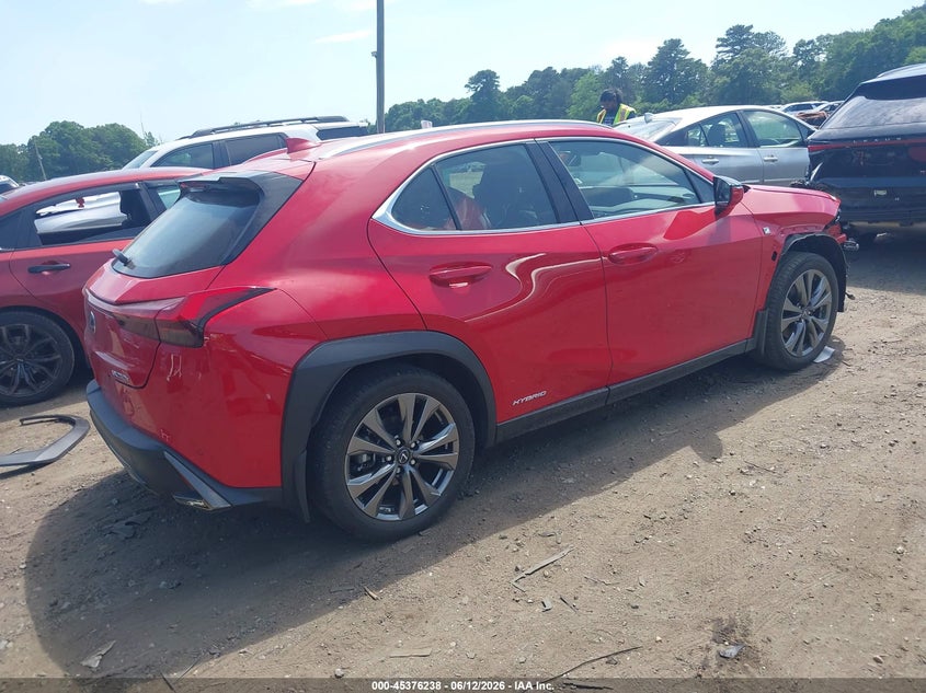 2021 Lexus Ux VIN JTHR9JBH6M2041957 IAAI salvage auction — LEFT SIDE, Mv-907A (New York), sold $10,800 on 2026-07-07 (photo 4)