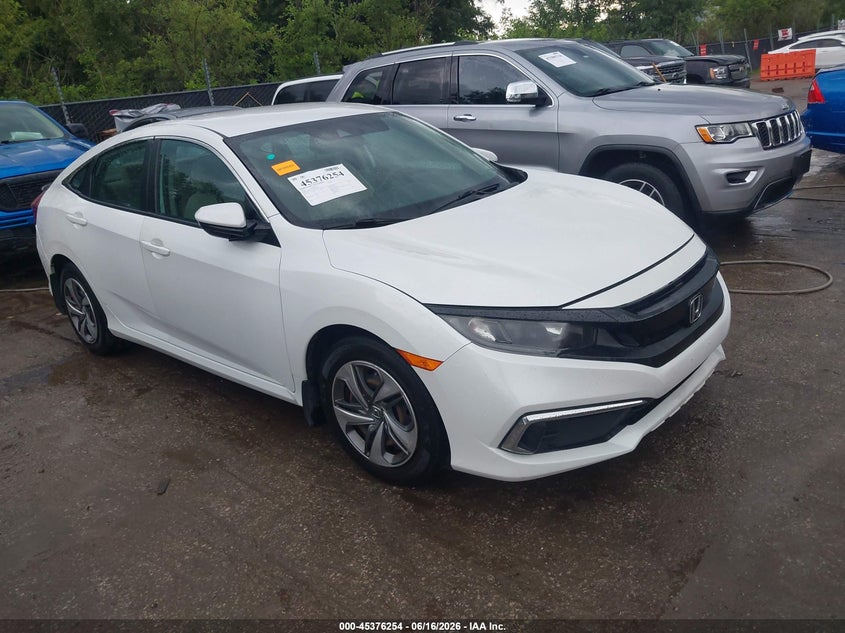 2019 Honda Civic VIN 2HGFC2F67KH545654 IAAI salvage auction — FRONT END, Clear (Kansas), sold $5,000 on 2026-08-22 (photo 1)