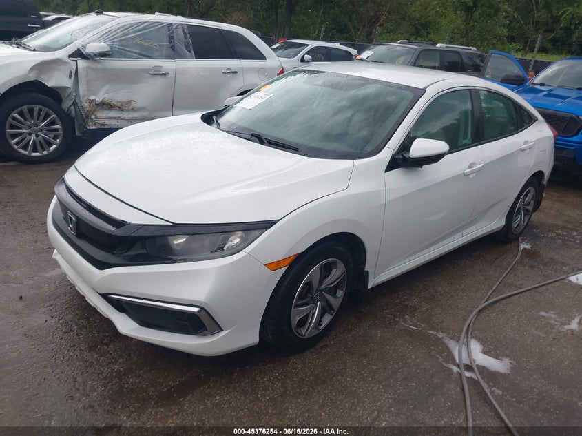 2019 Honda Civic VIN 2HGFC2F67KH545654 IAAI salvage auction — FRONT END, Clear (Kansas), sold $5,000 on 2026-08-22 (photo 2)
