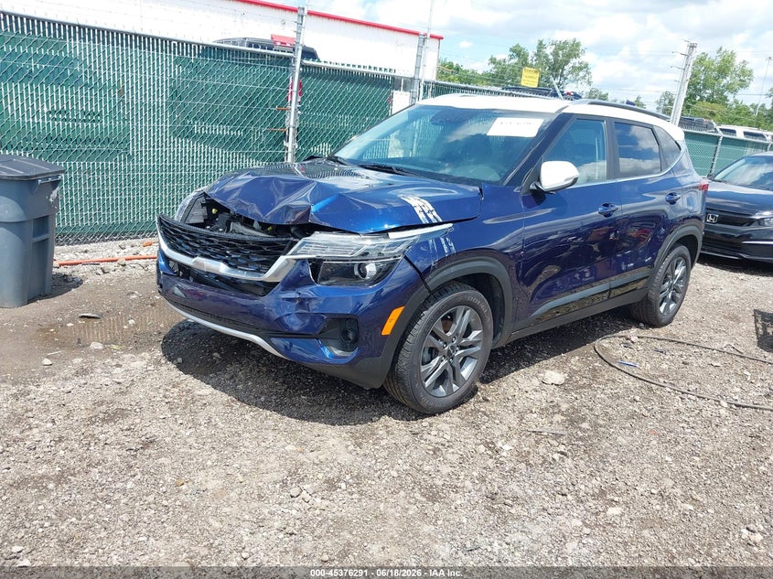 2023 Kia Seltos VIN KNDEU2AA5P7376885 IAAI salvage auction — FRONT END, Salvage (Ohio), sold $4,450 on 2026-07-22 (photo 2)