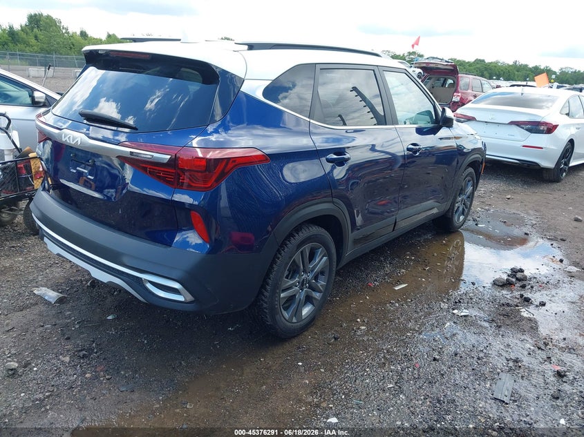 2023 Kia Seltos VIN KNDEU2AA5P7376885 IAAI salvage auction — FRONT END, Salvage (Ohio), sold $4,450 on 2026-07-22 (photo 4)