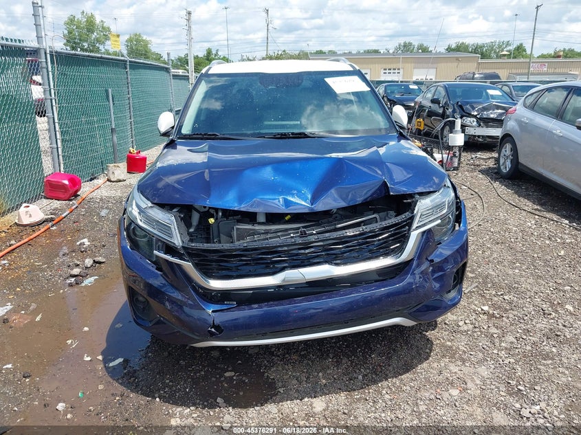2023 Kia Seltos VIN KNDEU2AA5P7376885 IAAI salvage auction — FRONT END, Salvage (Ohio), sold $4,450 on 2026-07-22 (photo 6)
