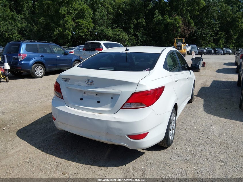 2017 Hyundai Accent VIN KMHCT4AE0HU193384 IAAI salvage auction — NORMAL WEAR, Clear (Kansas), sold $750 on 2026-07-22 (photo 6)
