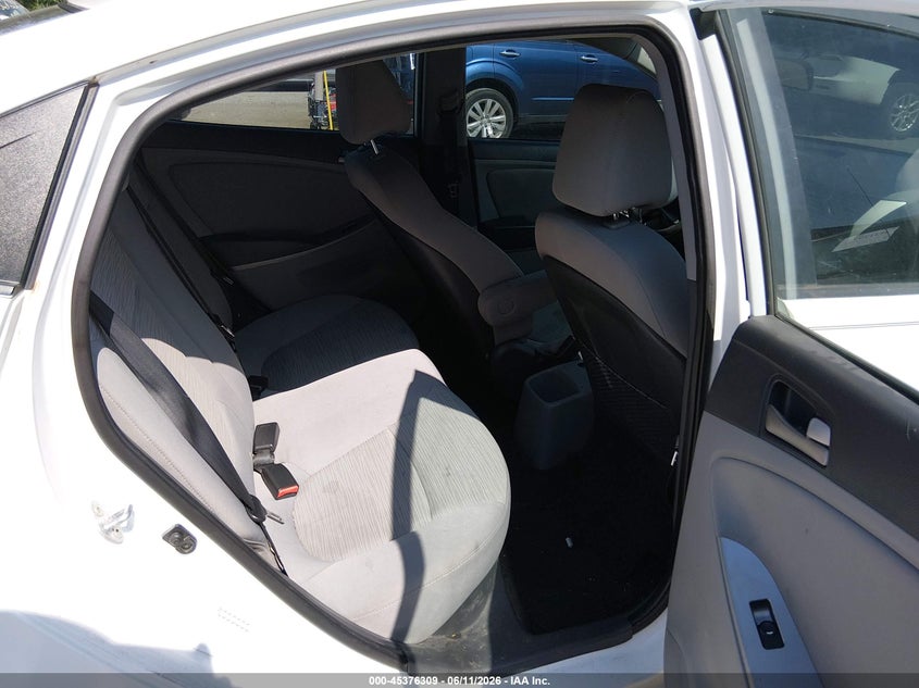 2017 Hyundai Accent VIN KMHCT4AE0HU193384 IAAI salvage auction — NORMAL WEAR, Clear (Kansas), sold $750 on 2026-07-22 (photo 8)