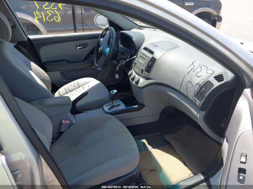 2010 Hyundai Elantra VIN KMHDU4AD2AU207168 IAAI salvage auction — NORMAL WEAR, Clear (Virginia), sold $300 on 2026-07-14 (photo 5)