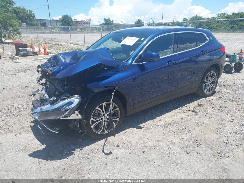 2019 BMW X2 VIN WBXYJ3C56KEP76974 IAAI salvage auction — FRONT END, Rebuildable (Florida), sold $2,200 on 2026-07-16 (photo 2)