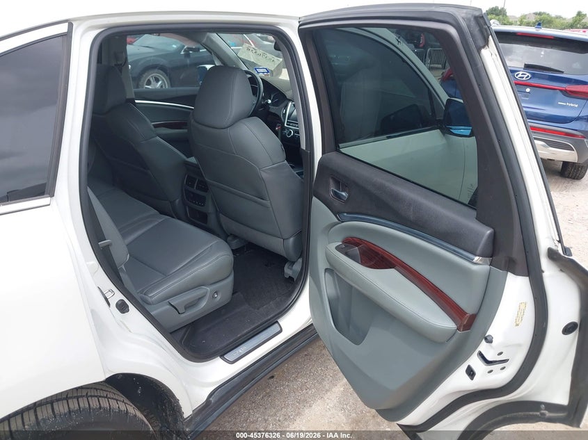 2015 Acura Mdx VIN 5FRYD3H41FB013221 IAAI salvage auction — FRONT & REAR, Original (Texas), sold $2,650 on 2026-07-25 (photo 8)