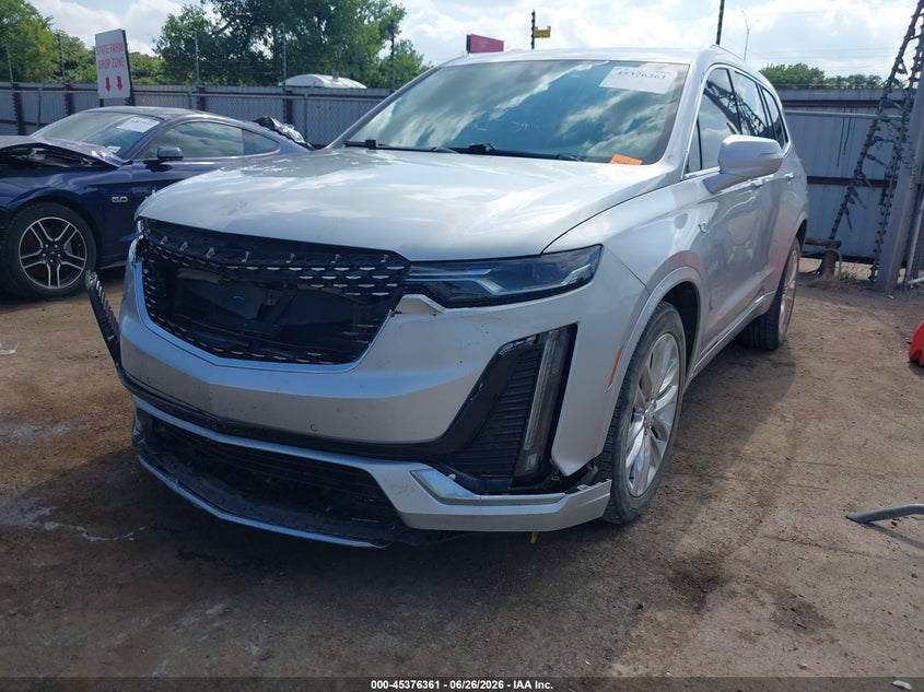 2020 Cadillac Xt6 VIN 1GYKPCRS3LZ184628 IAAI salvage auction — FRONT & REAR, Clear (Oklahoma), sold $7,800 on 2026-08-26 (photo 2)