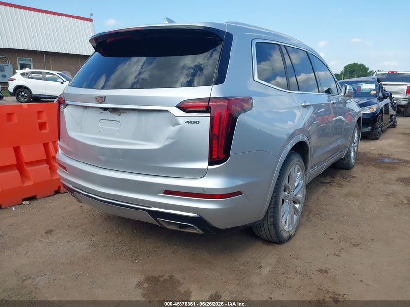2020 Cadillac Xt6 VIN 1GYKPCRS3LZ184628 IAAI salvage auction — FRONT & REAR, Clear (Oklahoma), sold $7,800 on 2026-08-26 (photo 4)