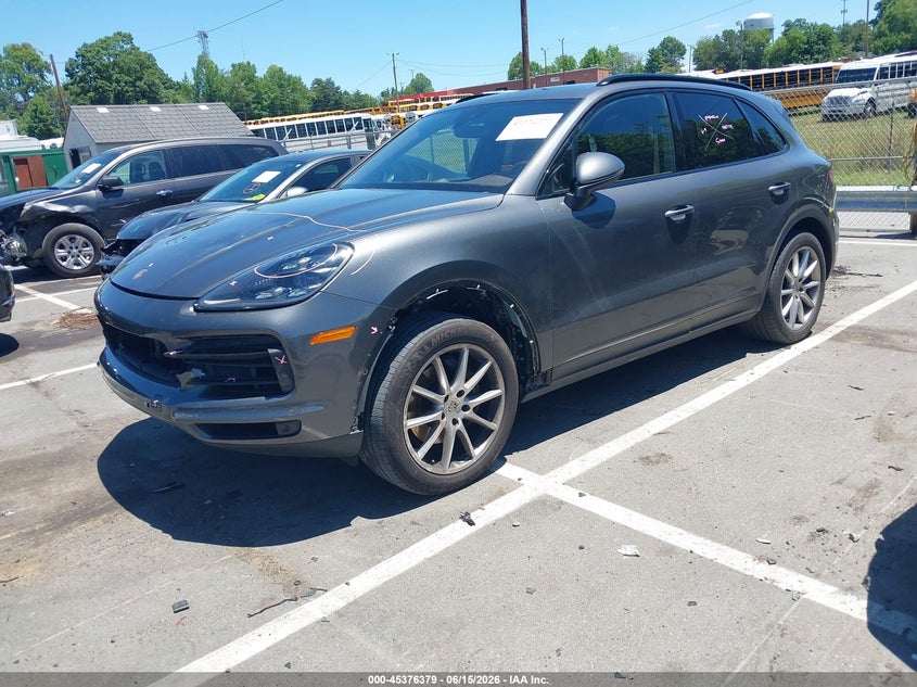 2019 Porsche Cayenne VIN WP1AA2AY9KDA05077 IAAI salvage auction — FRONT END, Salvage (North Carolina), sold $13,100 on 2026-07-09 (photo 2)
