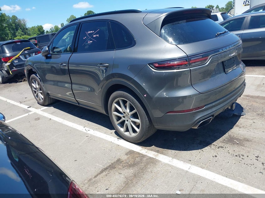 2019 Porsche Cayenne VIN WP1AA2AY9KDA05077 IAAI salvage auction — FRONT & REAR, Salvage (North Carolina), sold $18,500 on 2026-07-30 (photo 3)