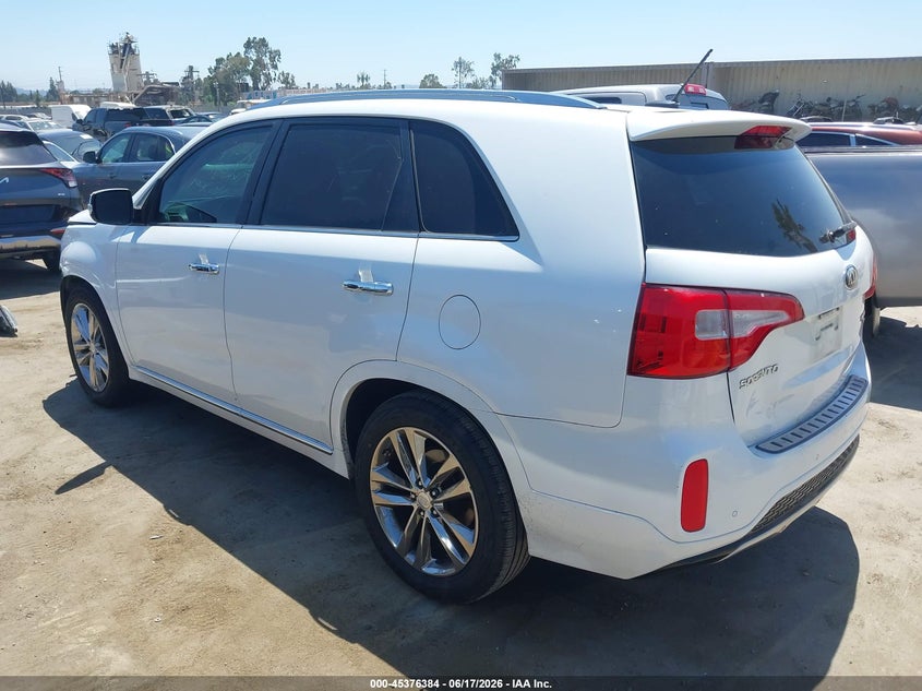 2014 Kia Sorento VIN 5XYKW4A74EG483004 IAAI salvage auction — FRONT END, Salvage (California), sold $1,500 on 2026-07-08 (photo 3)