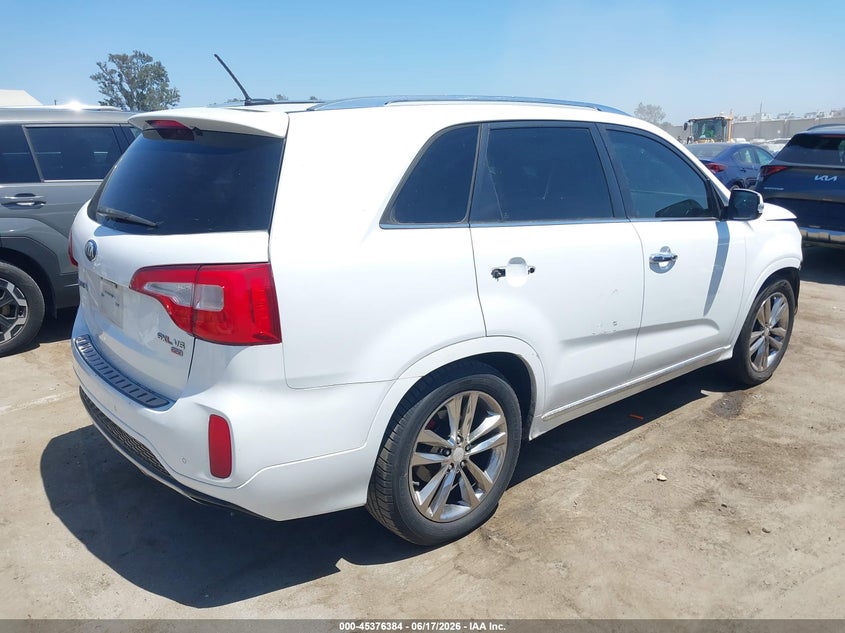 2014 Kia Sorento VIN 5XYKW4A74EG483004 IAAI salvage auction — FRONT END, Salvage (California), sold $1,500 on 2026-07-08 (photo 4)